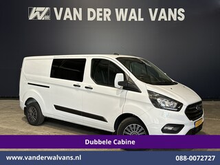 Ford Transit Custom 2.0 TDCI 130pk L2H1 Dubbele Cabine Euro6 Airco | 6-Zits | LED | Cruisecontrol | Trekhaak Parkeersensoren, Verwarmde voorruit
