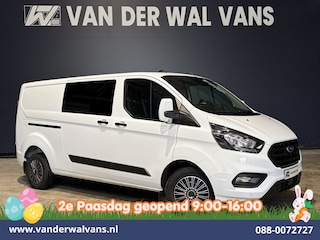 Ford Transit Custom 2.0 TDCI 130pk L2H1 Dubbele Cabine Euro6 Airco | 6-Zits | LED | Cruisecontrol | Trekhaak Parkeersensoren, Verwarmde voorruit