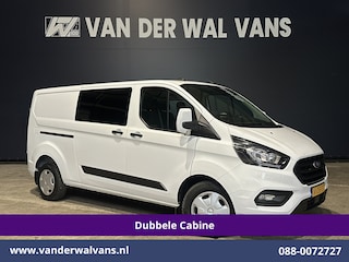 Ford Transit Custom 2.0 TDCI 130pk L2H1 Dubbele Cabine Euro6 Airco | 6-Zits | LED | Cruisecontrol | Trekhaak Parkeersensoren, Verwarmde voorruit