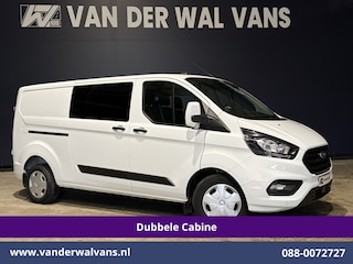 Ford Transit Custom 2.0 TDCI 130pk L2H1 Dubbele Cabine Euro6 Airco | 6-Zits | LED | Cruisecontrol | Trekhaak Parkeersensoren, Verwarmde voorruit