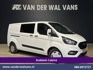 Ford Transit Custom 2.0 TDCI 130pk L2H1 Dubbele Cabine Euro6 Airco | 6-Zits | LED | Cruisecontrol | Trekhaak Parkeersensoren, Verwarmde voorruit