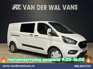 Ford Transit Custom 2.0 TDCI 130pk L2H1 Dubbele Cabine Euro6 Airco | 6-Zits | LED | Cruisecontrol | Trekhaak Parkeersensoren, Verwarmde voorruit