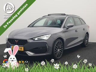 Cupra Leon 1.4 e-Hybrid VZ Copper Edition Plug In Hybrid 245pk Dealer O.H PHEV | Panodak | Adaptive Cruise | Sportstoelen Memory & Verwarmd | Sfeerverlichting | Apple Carplay | Blis | Keyless | Stuur Verwarmd | Navigatie | Virtual | DAB |