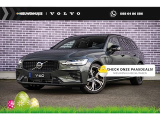 Volvo V60 2.0 T6 Plug-in hybrid AWD Ultra Dark | Panoramadak | Head Up Display | Donker Glas | Sportstoelen | Power Seats | Harman Kardon |