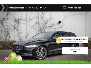 Volvo V60 2.0 T6 Plug-in hybrid AWD Ultra Dark | Schuif-/kanteldak | Head Up Display | Donker Glas | Sportstoelen | Power Seats | Harman Kardon |