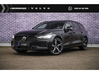 Volvo V60 2.0 T6 Plug-in hybrid AWD Ultra Dark | Schuif-/kanteldak | Head Up Display | Donker Glas | Sportstoelen | Power Seats | Harman Kardon |