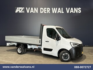 Renault Master 2.0 dCi 131pk Pick Up Open Laadbak Dubbel Lucht Euro6 Airco | Cruisecontrol | LED | Leder Bluetooth telefoonvoorbereiding