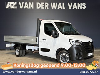 Renault Master 2.0 dCi 131pk Pick Up Open Laadbak Dubbel Lucht Euro6 Airco | Cruisecontrol | LED | Leder Bluetooth telefoonvoorbereiding