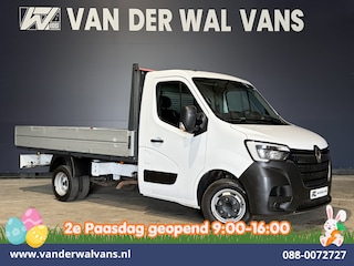 Renault Master 2.0 dCi 131pk Pick Up Open Laadbak Dubbel Lucht Euro6 Airco | Cruisecontrol | LED | Leder Bluetooth telefoonvoorbereiding