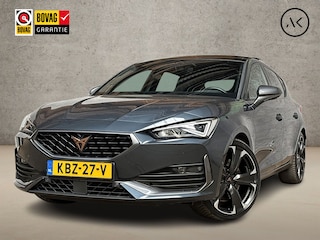 Cupra Leon 1.4 e-Hybrid VZ Sport 245Pk automaat (SCHUIFDAK, APPLE CARPLAY, GROOT NAVI, STUUR/STOELVERWARMING, KUIPSTOELEN, LEDER, CAMERA, ADAPTIVE CRUISE, NIEUWE APK, NIEUWSTAAT)