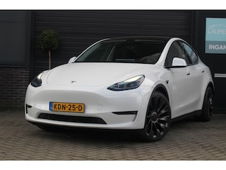 Tesla Model Y Performance AWD 75 kWh | 92.9% SOH | Pano | Stoel, stuur, achterbank en voorruitverwarming