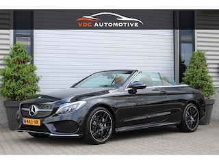 Mercedes-Benz Cabrio 180 AMG Airscarf | Nekverwarming | LED ILS | AMG | Sfeerverlichting | Bruin Leder | Parkeersensoren