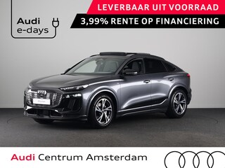 Audi Q6 e-tron S edition 83Kwh 252 pk | Adaptive air suspension | Glazen panoramadak | Stoelverwarming voorin en achterin | Stuurverwarming |