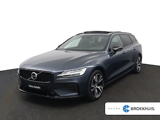 Volvo V60 2.0 T6 Plug-in hybrid AWD Plus Dark | Panoramadak | Long Range | Trekhaak | Stoel en stuurwielverwarming | Adaptieve Cruise control | Camera | LED | Sportstoelen |