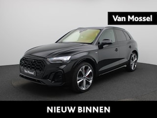 Audi Q5 55 TFSI e S edition Competition l Adaptive cruise control l Luchtvering l Bang & Olufsen premium 3D l Glazen panoramadak l Achteruitrijcamera l Head-up display l Elektrisch verstelbaar stuur l Stoelverwarming voor en achter l Elektrisch verstelbare voorstoelen l Matrix-LED l Trekhaak l Optiekpakket zwart plus l Alarm Klasse III l Navigatie l