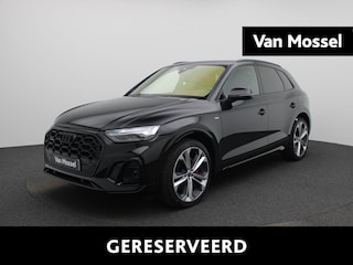 Audi Q5 55 TFSI e S edition Competition l Adaptive cruise control l Luchtvering l Bang & Olufsen premium 3D l Glazen panoramadak l Achteruitrijcamera l Head-up display l Elektrisch verstelbaar stuur l Stoelverwarming voor en achter l Elektrisch verstelbare voorstoelen l Matrix-LED l Trekhaak l Optiekpakket zwart plus l Alarm Klasse III l Navigatie l