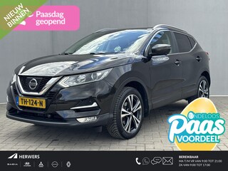 Nissan Qashqai 1.2 N-Connecta / Trekhaak (1200 KG) / 360 Graden camera / Panoramadak / Dealeronderhouden / Automatische Airco / 18" Lichtmetalen velgen