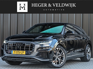Audi Q8 55 TFSI e quattro Pro Line | Head-Up | Night vision | Luchtvering | Adaptive cruise | 360 Camera | Soft close | Keyless | Ambiance interieur | Achterbank verwarming | Trekhaak
