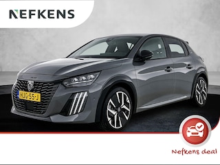 Peugeot 208 GT Hybrid 145pk Automaat | Navigatie | Camera v+a | Climate Control | Adaptieve Cruise Control | Parkeersensoren v+a | Armsteun | Keyless | Full Led koplampen | Dodehoeksensor| Leder/stof sportstoelen | Bluetooth | Draadloze Apple CarPlay / Android Auto | DAB+ radio | Donker getint glas | 17" lichtmetalen velgen |