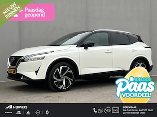 Nissan Qashqai 1.3 MHEV Xtronic Tekna Plus / Panoramadak / Trekhaak (1800 KG) / 360 camera / Apple carplay & Android auto / Stoel-stuur verwarming /