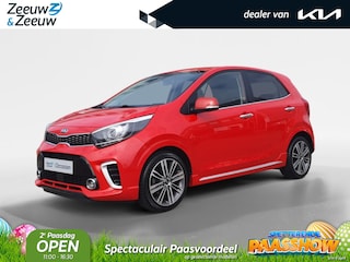 Kia Picanto 1.0 T 100pk GT-Line | Stoel en stuurverwarming | Navigatie | Climate control | Cruise control | Lederen bekleding | Camera | Apple Carplay / Android Auto |