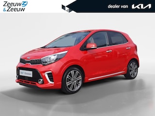 Kia Picanto 1.0 T 100pk GT-Line | Stoel en stuurverwarming | Navigatie | Climate control | Cruise control | Lederen bekleding | Camera | Apple Carplay / Android Auto |