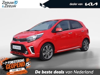 Kia Picanto 1.0 T 100pk GT-Line | Stoel en stuurverwarming | Navigatie | Climate control | Cruise control | Lederen bekleding | Camera | Apple Carplay / Android Auto |