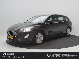 Ford Focus Wagon 1.0 EcoBoost 125PK Titanium Business / Apple Carplay & Android Auto / cruise control / navigatiesysteem full map /  Parkeersensoren voor en achter / Keyless Start / All Season Banden /