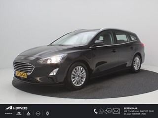 Ford Focus Wagon 1.0 EcoBoost 125PK Titanium Business / Apple Carplay & Android Auto / cruise control / navigatiesysteem full map /  Parkeersensoren voor en achter / Keyless Start / All Season Banden /