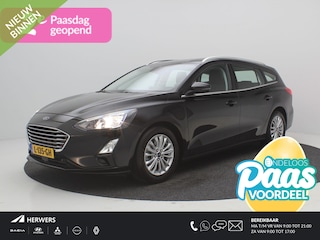 Ford Focus Wagon 1.0 EcoBoost 125PK Titanium Business / Apple Carplay & Android Auto / cruise control / navigatiesysteem full map /  Parkeersensoren voor en achter / Keyless Start / All Season Banden /