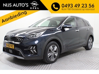 Kia Niro 1.6 GDi DynamicPlusLine | automaat | climate | leder+stoelverwarming | pdc v/a+camera | carplay | navi | keyless | cruise adaptief | dode hoek | electr. inklapbare spiegels