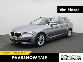 BMW 5-serie Touring 520i Business Edition Plus | Automaat | LMV | Navigatie | Stoel verwarming | Virtual cockpit | Leder |  Parkeer sensoren | Elec. achterklep | Virtual cockpit | Camera | Climate control | Cruise control | DAB |