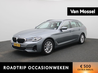 BMW 5-serie Touring 520i Business Edition Plus | Automaat | LMV | Navigatie | Stoel verwarming | Virtual cockpit | Leder |  Parkeer sensoren | Elec. achterklep | Virtual cockpit | Camera | Climate control | Cruise control | DAB |