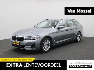 BMW 5-serie Touring 520i Business Edition Plus | Automaat | LMV | Navigatie | Stoel verwarming | Virtual cockpit | Leder |  Parkeer sensoren | Elec. achterklep | Virtual cockpit | Camera | Climate control | Cruise control | DAB |
