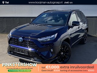 Toyota RAV4 2.5 Hybrid AWD Bi-tone edition Navigatie Apple CarPlay/Android Auto, parkeersensoren v&a, stoelverwarming, stuurwielverwarming, achteruitrij camera, adaptieve cruise control