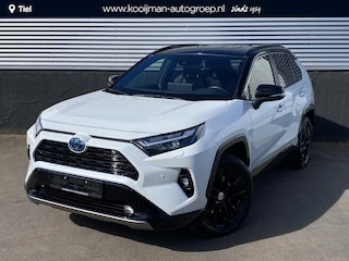 Toyota RAV4 2.5 Hybrid AWD Bi-tone edition Parelmoer, navigatie Apple CarPlay/Android Auto, stoelverwarming, draadloze telefoonlader, elektr. achterklep, automaat!