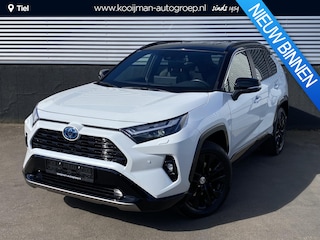 Toyota RAV4 2.5 Hybrid AWD Bi-tone edition Parelmoer, navigatie Apple CarPlay/Android Auto, stoelverwarming, draadloze telefoonlader, elektr. achterklep, automaat!