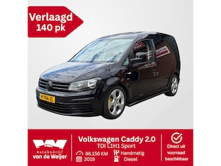 Volkswagen Caddy 2.0 TDI L1H1 Sport verlaagd 140PK!