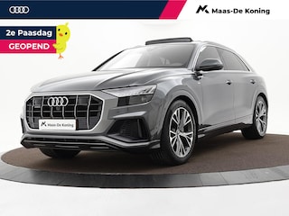 Audi Q8 55 TFSIe 381pk Tiptronic Quattro S Line · Panoramadak · Luchtvering · Head-Up · Trekhaak · Stoelmassage · Stoelventilatie · Alarmklasse 3&4 · TOPDEAL