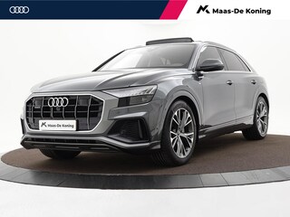 Audi Q8 55 TFSIe 381pk Tiptronic Quattro S Line · Panoramadak · Luchtvering · Head-Up · Trekhaak · Stoelmassage · Stoelventilatie · Alarmklasse 3&4 · TOPDEAL