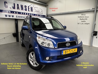Daihatsu Terios 1.5-16v Exclusive Automaat! 4x4 | 16" lichtmetalen velgen | Airco | Dakrails