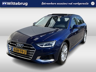 Audi A4 Avant 35 TFSI Advanced Edition / AUTOMAAT/ PANO/ PARK. SENSOREN/ ELEK. ACHTERKLEP/ CRUISE/ LED/ VIRTUAL COCKPIT/ KEYLESS/ STOELVERWARM./ SMARTPHONE INTERFACE/ NAVI/ CLIMA/ DAB/ 17" LMV
