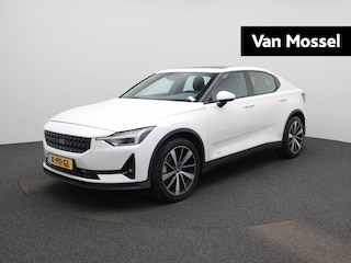 Polestar 2 Long Range Dual Motor Launch Edition 78kWh | Elektr. bed. achterklep | Climate Control / ECC | Panoramadak | Licht metalen velgen 19 inch | Trekhaak inklapbaar | Cruise control Adaptive | Connectiviteit | Navigatie | Elektrisch verst. stoelen | Stoelverwarming | LED koplampen | Park Distance Control voor en achter | Achteruitrijcamera |