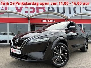 Nissan Qashqai 1.3 DIG-T MHEV TEKNA 140PK HALF-LEER NAVI PANO-DAK 360-CAMERA WINTER-PAKKET AIRCO LMV PDC
