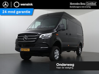 Mercedes-Benz Sprinter 319 CDI | Aut. | L2 H2 | Select | 4x4 Dubbele Schuifdeur | 2800 KG Trekhaak | Lederen bekleding | Distronic Plus | Navigatie | Parkeercamera | Certified