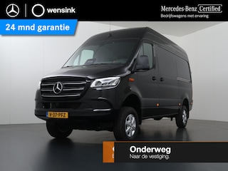 Mercedes-Benz Sprinter 319 CDI | Aut. | L2 H2 | Select | 4x4 Dubbele Schuifdeur | 2800 KG Trekhaak | Lederen bekleding | Distronic Plus | Navigatie | Parkeercamera | Certified