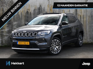 Jeep Compass Limited 1.5T e-Hybrid 130pk Automaat SCHUIF-DAK | 19''LM | 360° CAM. | ADAPT. CC | TREKHAAK | DODE HOEK