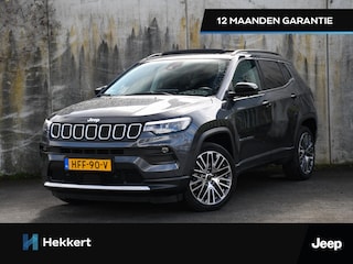 Jeep Compass Limited 1.5T e-Hybrid 130pk Automaat SCHUIF-DAK | 19''LM | 360° CAM. | ADAPT. CC | TREKHAAK | DODE HOEK