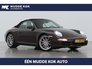 Porsche 911 Cabrio 3.8 Carrera 4S 997.2 | Handgeschakeld | Macadamia Metallic | Memory | 19 inch