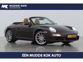 Porsche 911 Cabrio 3.8 Carrera 4S 997.2 | Handgeschakeld | Macadamia Metallic | Memory | 19 inch